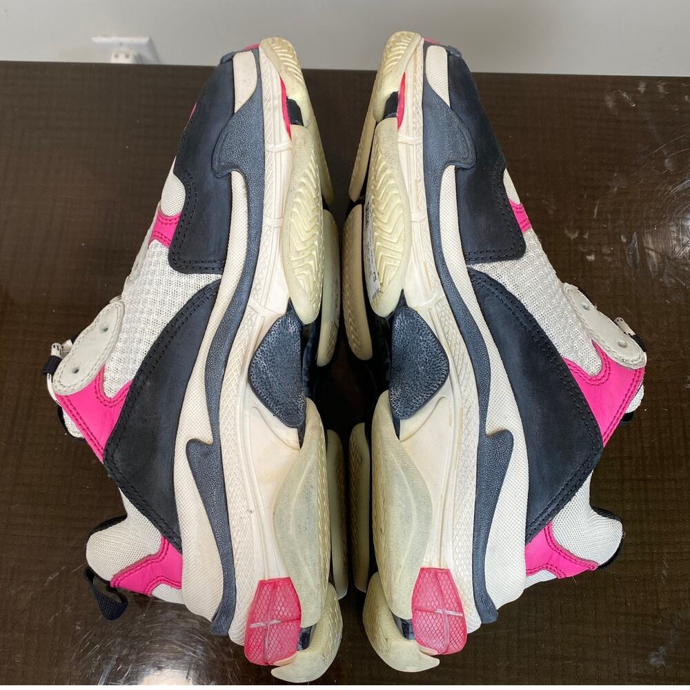 Balenciaga Triple S Bicolor Purple Trainers Chunky Sneakers Women's 41 US 11 - Picture 6 of 12